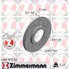 Zimmermann Brake Disc - Sport/Coated, 460101752 460101752
